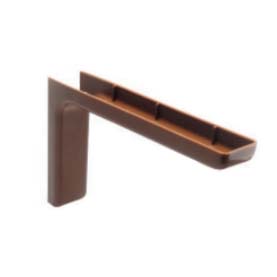 Полкодержатель декоративный 18см WB-WS-18-030 (коричневый)   2 шт.