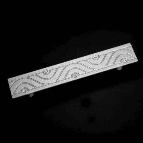 Ручка - скоба FS 117 096 Хром матовый/Кристалы (20шт)