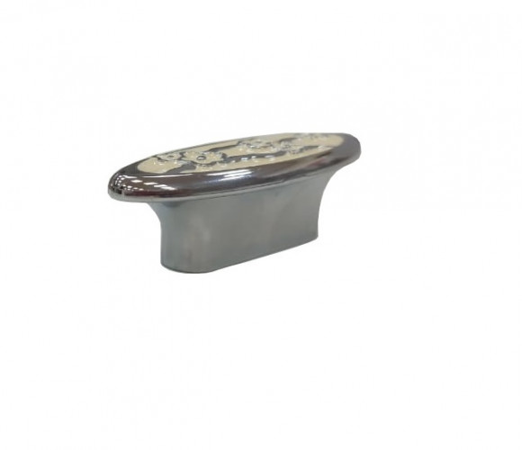 Ручка - модель FМ 078 032 Хром глянец/Эмаль фарфор (TS) (50 шт.)