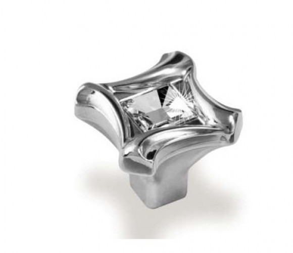 Ручка - грибок FB 031000 Хром глянец/кристалл (TS) (50 шт)