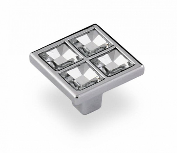 Ручка - модель FM 104000 Хром глянец/кристаллы (ТЗ)