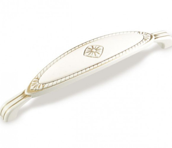 Ручка - скоба FS 138 128 золото прованс/топленое молоко (ТЗ) (30 шт.)