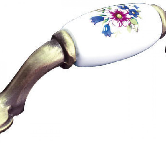 RS109AB.4/76/W01 старин.латуньцветы полев. ручка   (50шт.)