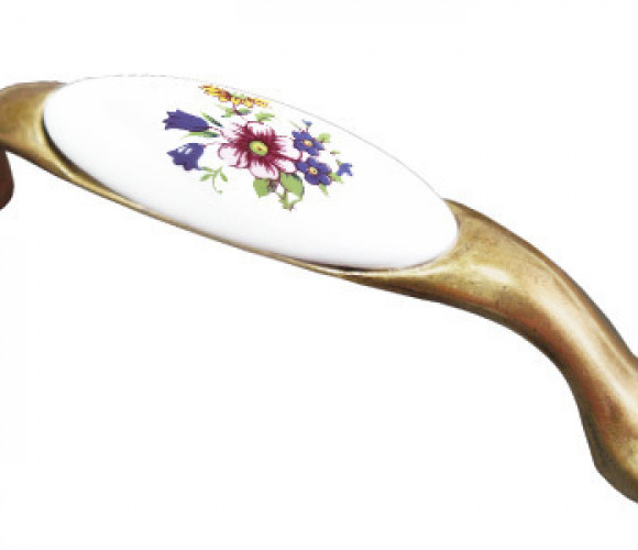 RS113AB.4/96/W01 старин.латуньцветы полев. ручка