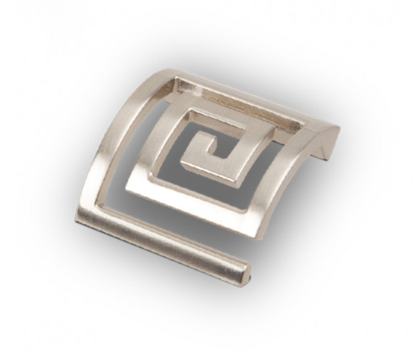 Ручка-кнопка, атласный никель RK-029 BSN, KERRON