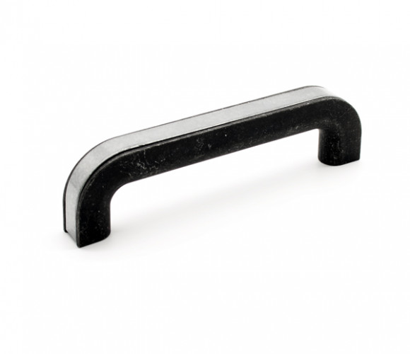 Ручка-скоба Sandwich 19.3980.53.58 темная черн. мат. сталь/черн. сталь  128