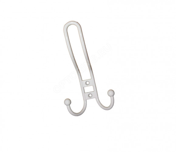 Крючок-вешалка №12  белый