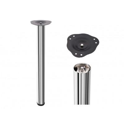 Опора стола  710х60мм  Хром. КРЕПЛ.ШТАМП