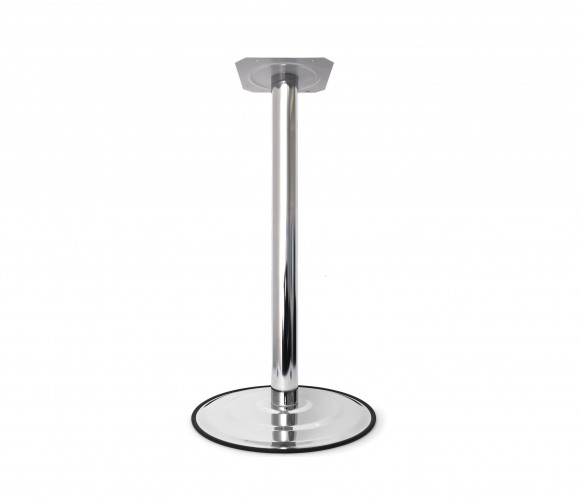 Опора стола круглая L-1100, база D=480мм (хром.хром)