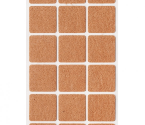 Подпятник фетровый 35*35мм (лист/18шт.)