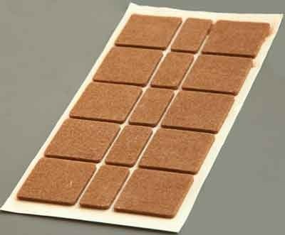 Подпятник фетровый 40*40мм (лист/10шт.)