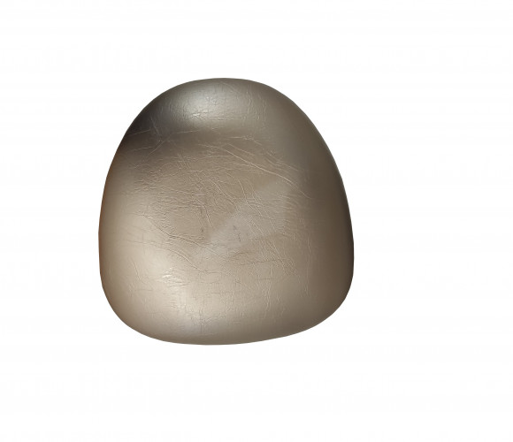 Сиденье для стула № 10 кож.зам.металлик