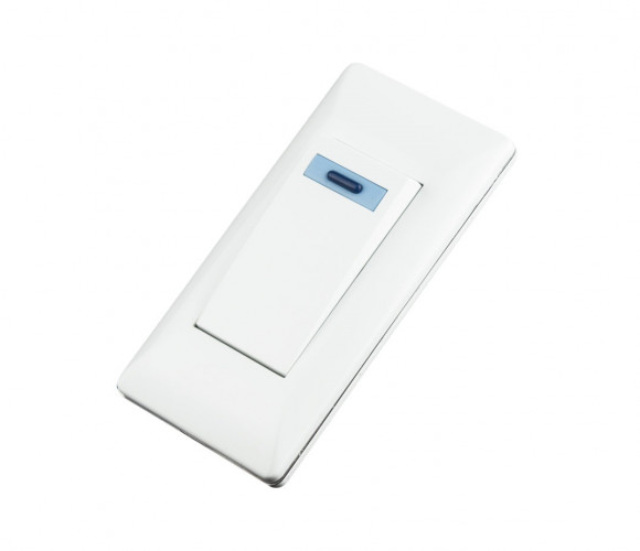 Выключатель врезной сер ВН арт. С1-10 (SC-002)   09.106.04.111/09.110.05.111