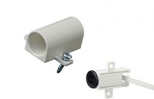 Держатель для ИК сенсора РМ-218 накладной, Dвнеш./внутр: 15мм/10,5мм, белый