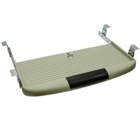 Полка выдвижная для клавиатуры серая 350мм