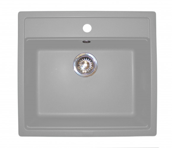 Мойка Кватро Светло-Серая   595*505*200мм   GRANIT
