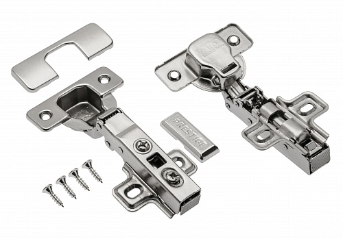 Петля GTV с доводчиком, накладная   ZM-ECHC09BEO