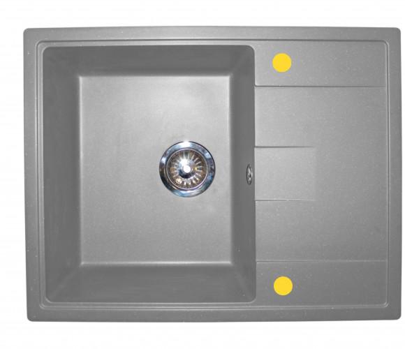 Мойка ЦЕНТРО Серая 645*505*200мм   GRANIT