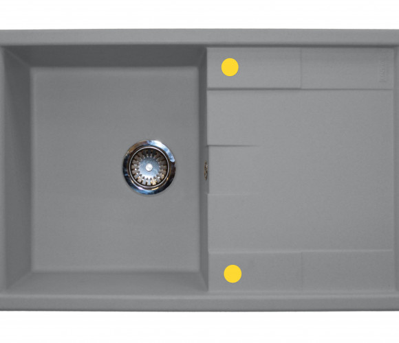 Мойка ТЕХНО-780 Серая    780*500*180мм   GRANIT