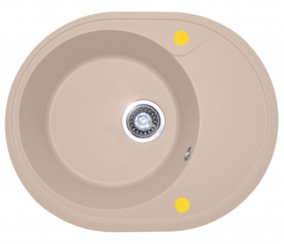 Мойка ЛИРА Сахара 620x500x200мм   GRANIT