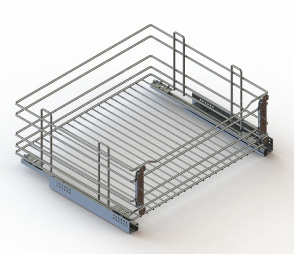 Cargo 700мм Корзина выкатная Квадро, хром