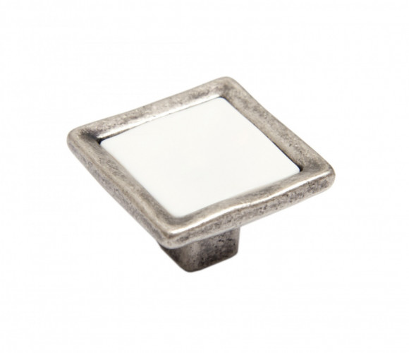 RC113BAZ.4/W Черненый старинный цинк/Белый Ручка TOTEM