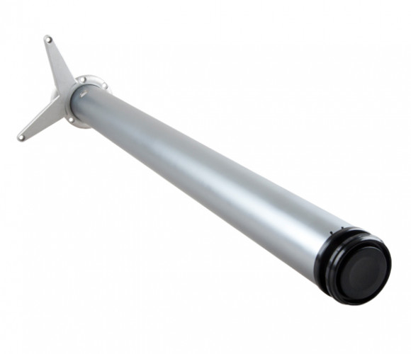 Опора стола  710х60мм  Хром матовый