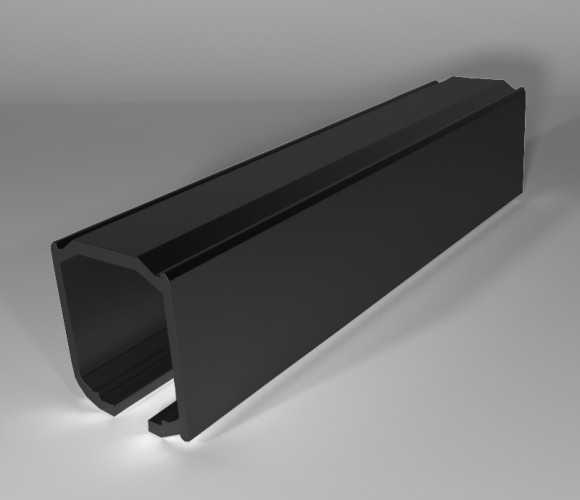 Профиль PS 1-03 направляющая верхняя подвесная (Черный)