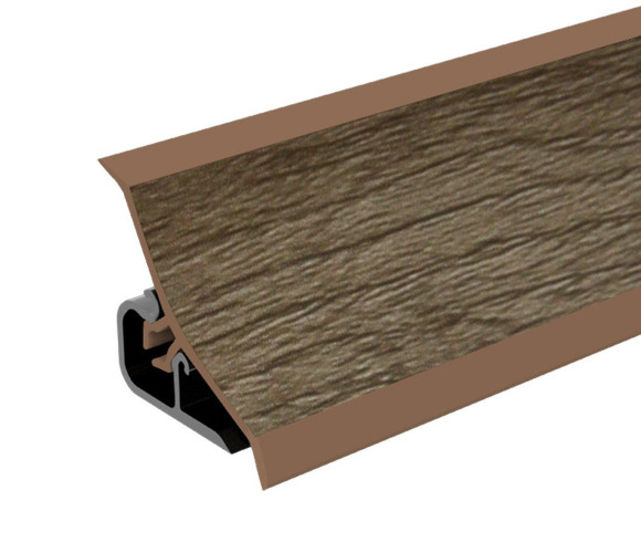 Thermoplast 120 - Плинтус - 3229  Дуб Сонома трюфель ( Скиф 30) 18*18*3000 (MRK 120-1253)