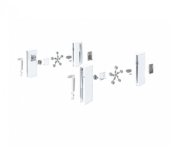 9196321 КОМПЛЕКТ АДАПТЕРОВ DESIGNSIDE INNOTECH ATIRA, H176, БЕЛЫЙ