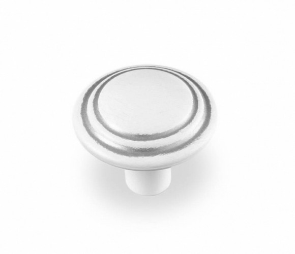 Ручка - грибок FB 060 000 Серебро прованс/9003 белый матовый (ТЗ) (50 шт.)