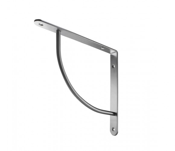 Полкодержатель, инокс, сталь, выпуклый SETE SH-018-06