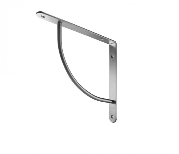 Полкодержатель, матовый хром, сталь, выпуклый SETE SH-018-05