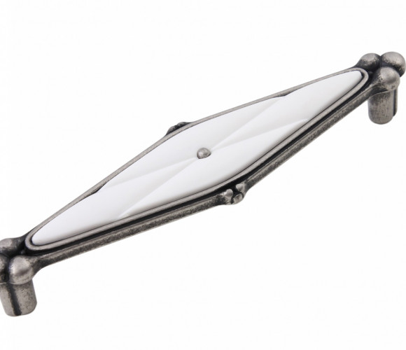 RS118BAZ.4/128/W Черненый старинный цинк/Белый DIVA