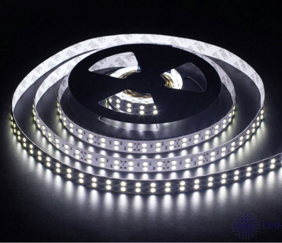 Лента светодиодная 120 диодов/м.п. 5050 хол.белый,24V,28.8W, открытая, IP20 LR10-CW120