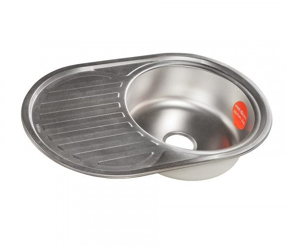 Мойка Овал Premial PL 7750-D (770х500*180мм, толщ.0,8мм) ДЕКОР