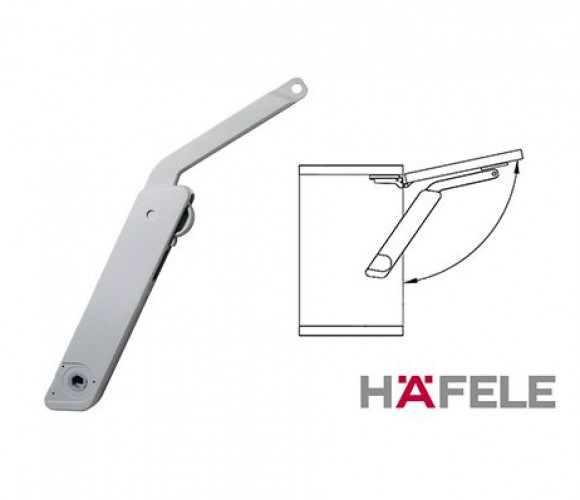 Механизм Free Flap H1.5 модель "D" (черн.), пластик серый   372.39.330