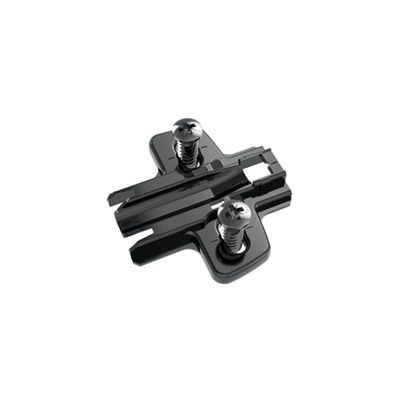 9091801 Крестообразная монтажная планка для петли Sensys, черный обсидиан, D3, с евровинтами