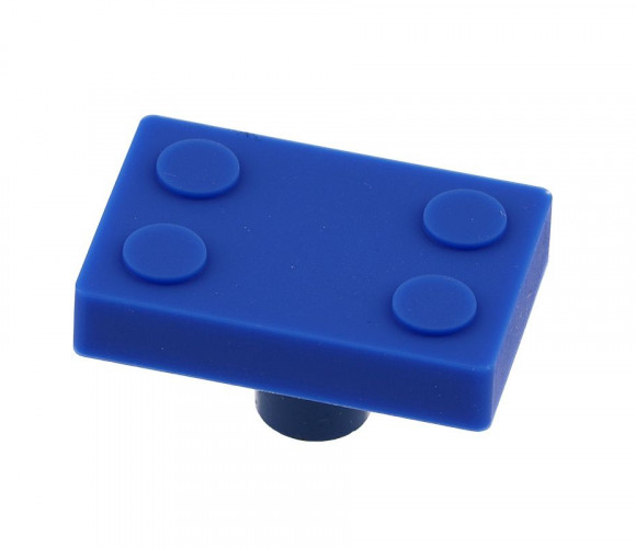 Ручка мебельная UM-BLOCK прямоугольник, синий