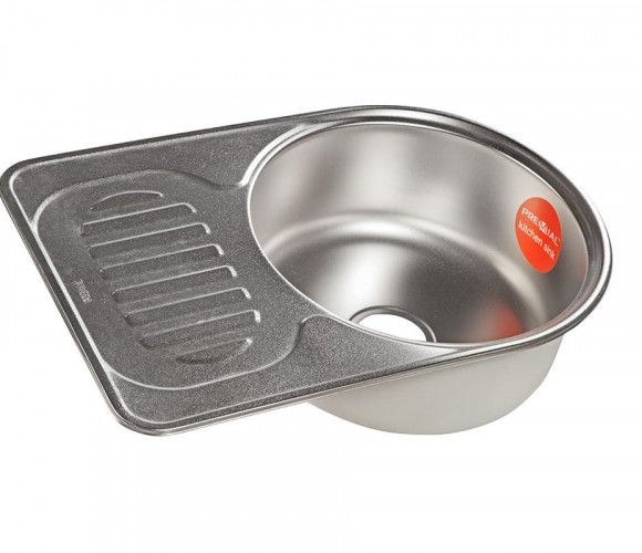 Мойка Premial PL 6745-Е, (670x450х180мм, толщ.0,8мм) , Матовая