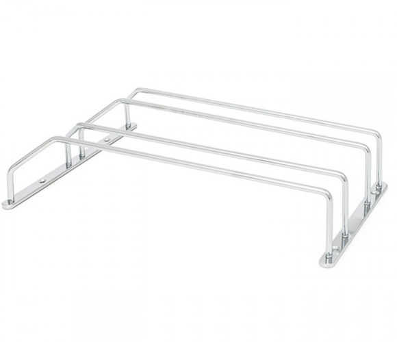 Держатель для фужеров 2-х рядный 340х210х65мм, хром BJ005   110251