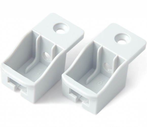 Держатель продольного рейлинга СТАРТ Белый SBH40/W