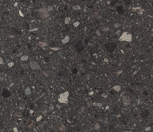 Столешница EGGER F117 ST76 R 3 Камень Вентура черный 4100-600-38мм