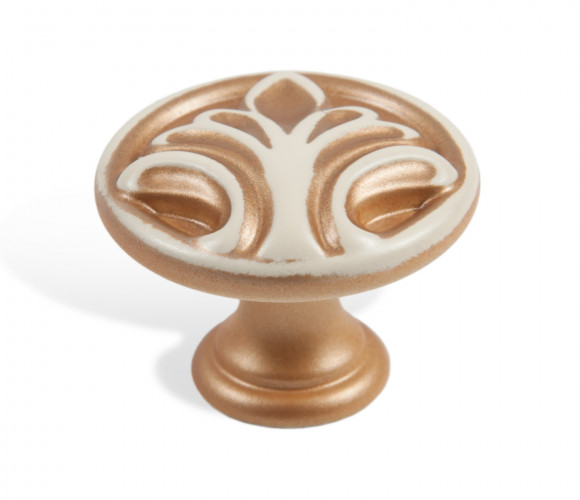 RC502W/G.1 Белый / Золото Ручка MADONNA  la Famiglia