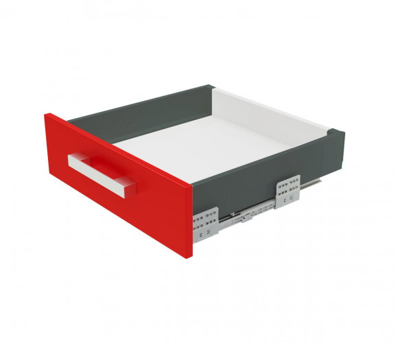 Ящик СТАРТ с ПРЯМЫМИ боковинами Графит SB18GRPH.1/350, выс. стенки 86мм