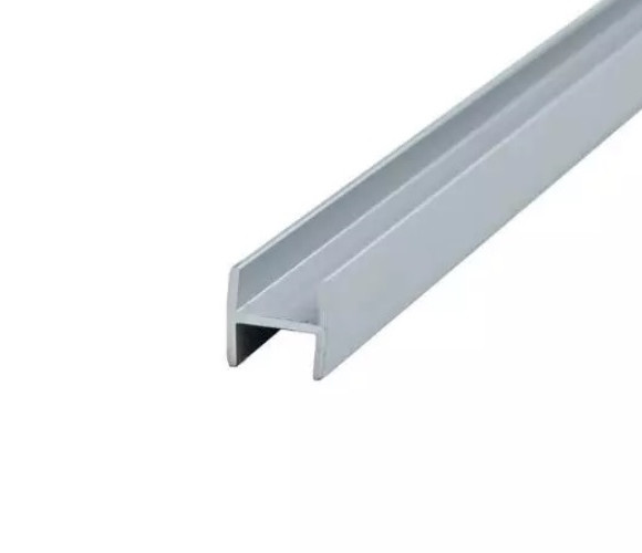 Планка щелевая 6 мм, L=0,6м (Для мебельного щита)  Серебро