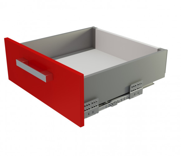 Ящик СТАРТ с ПРЯМЫМИ боковинами Серый SB19GR.1/450, выс. стенки 118мм