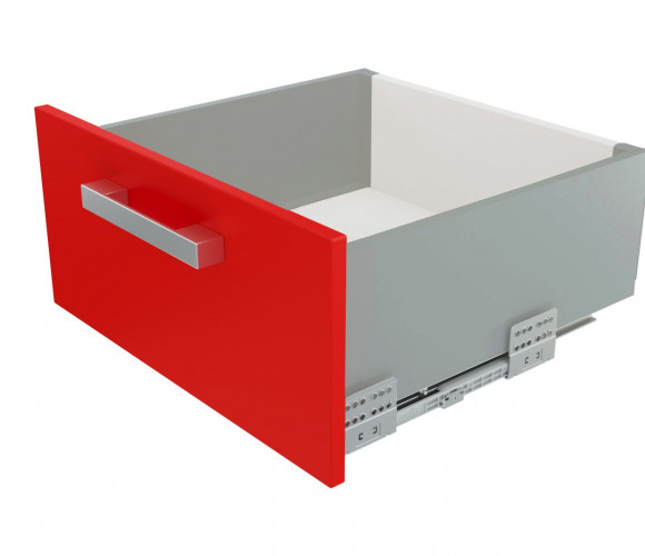 Ящик СТАРТ с ПРЯМЫМИ боковинами Серый SB20GR.1/500, выс. стенки 167мм