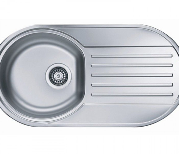 Мойка FORM 40 NAT-90 832X437 1X 1060001 в комплекте с сифоном 1102384