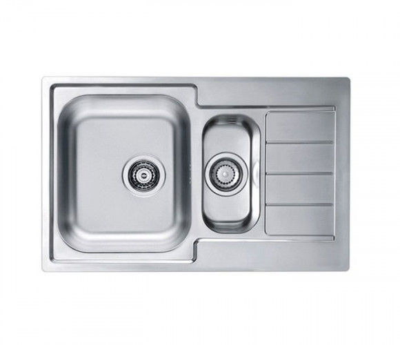 Мойка LINE 70 NAT-90 790X500 1+1/2  1065684 в компл. с сифоном 1130555